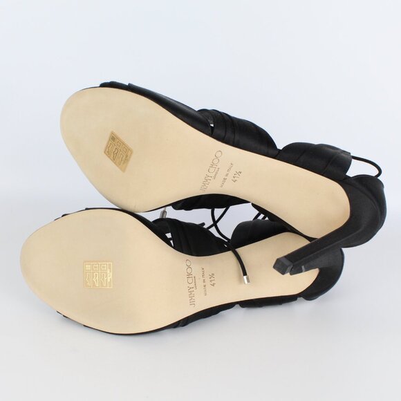 NEW JIMMY CHOO Kenny 100 Crystal Sandals - Picture 14 of 16